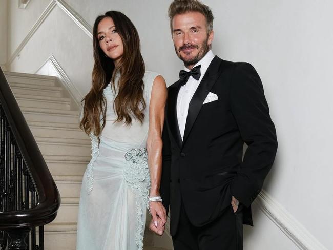 21/03/2024 Victoria and David Beckham  at their  West London home before Victoria's 50th birthday bash.  picture: Instagram