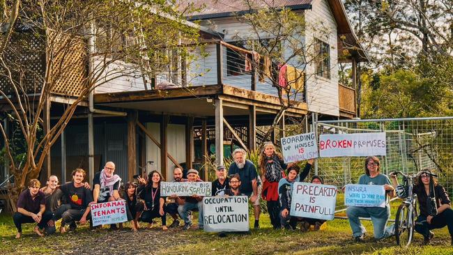 The collective have previously fought against their eviction from the properties.
