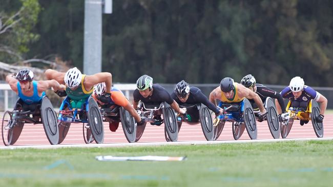 Exciting wheelchair races will be back at Blacktown International Sportspark. Picture: Serena Corporate Photography