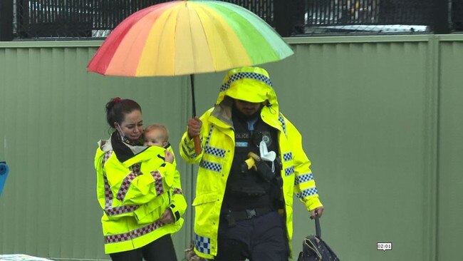 A Leumeah childcare centre was flooded as heavy rain battered the city on Friday. Picture: TNV