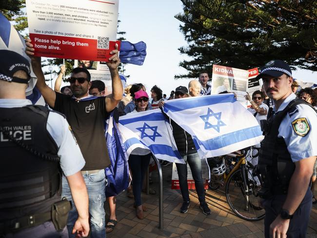 Jewish MP and Liberal backbencher Julian Leeser said the convoys were creating fear in suburbs with big Jewish communities. Picture: NCA NewsWire/ Dylan Robinson/ Dylan Robinson