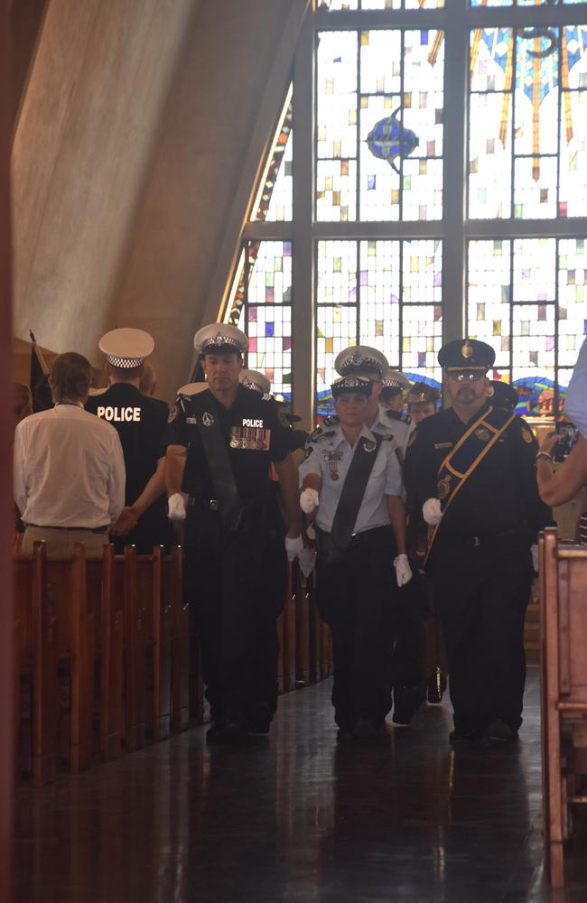 Police officers at the 2023 Police Remembrance Day parade and service. Picture: Sierra Haigh