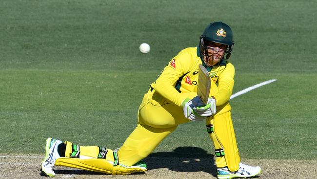 Alex Carey has a future as a gloveman in all three forms of the game. Picture: AAP