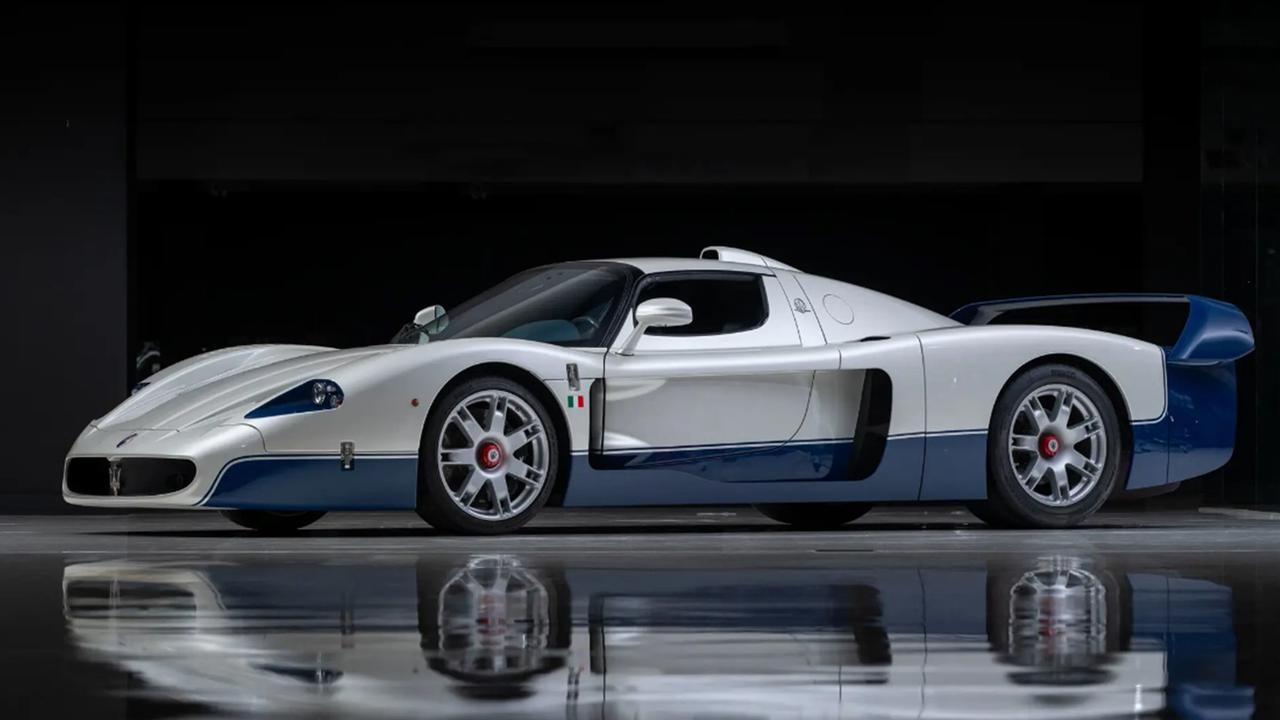 The 2005 Maserati MC12, which is up for auction at RM Sotheby’s next month.