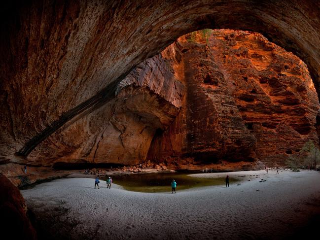 Cathedral Gorge in Purnululu National Park, Western Australia. Picture: Jamie Gilmore