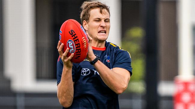 Adelaide Crows recruit Jordan Dawson at training. Picture: Supplied