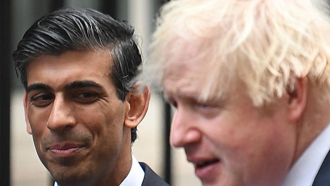 Britain's Chancellor of the Exchequer Rishi Sunak has quit over the scandal. Picture: AFP