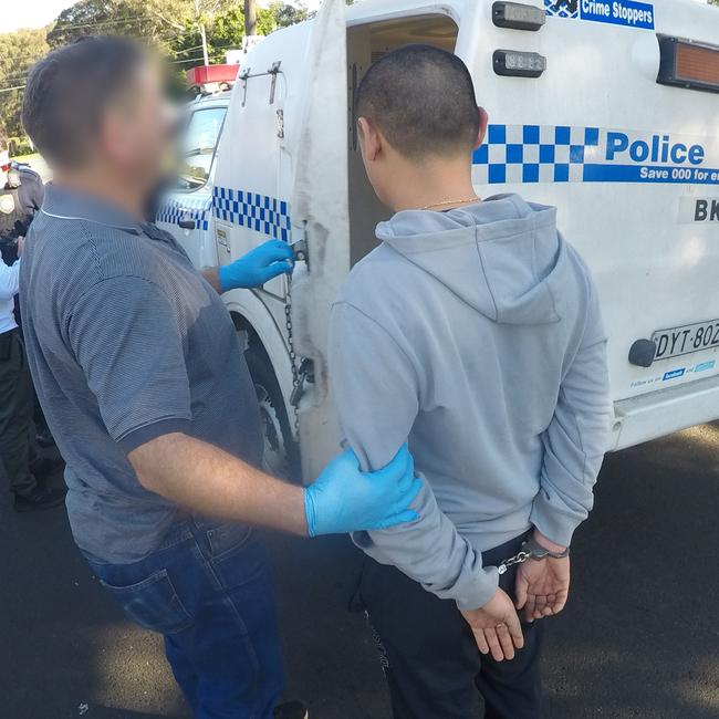 Police made the arrests under Strike Force Alverton. Picture: NSW Police
