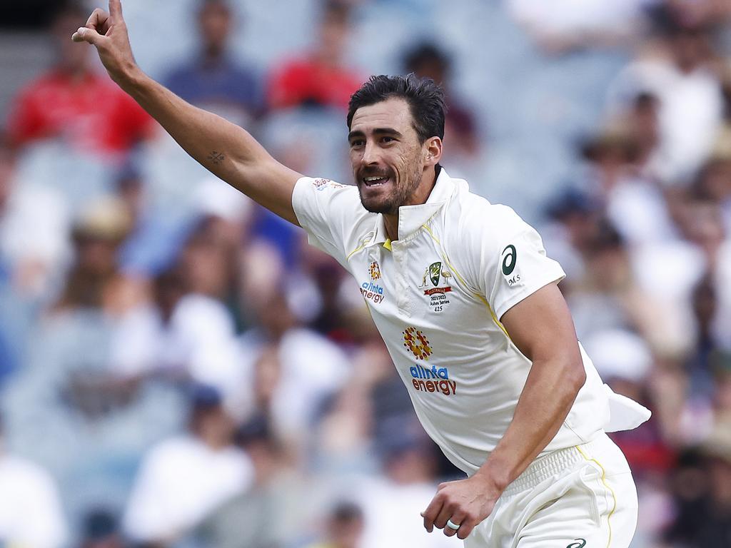 A brilliant final session, headlined by wickets to Mitchell Starc and Scott Boland, has Australia on the verge of re-claiming the Ashes. Picture: Daniel Pockett/CA/Getty Images