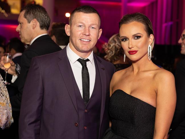 Todd Carney and Susie Bradley Gold Coast Fundraising Ball at RACV Royal Pines Resort for The Pulse with Portia Large Picture: Celeste Humphrey