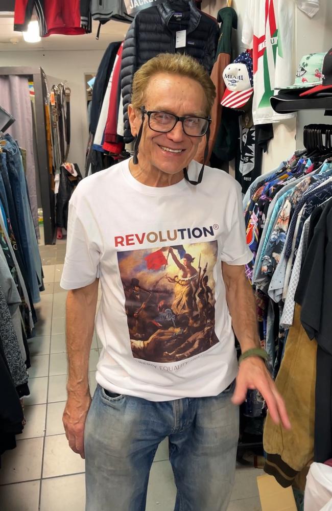 Felix Kingston owns a vintage clothing store on Chapel St.