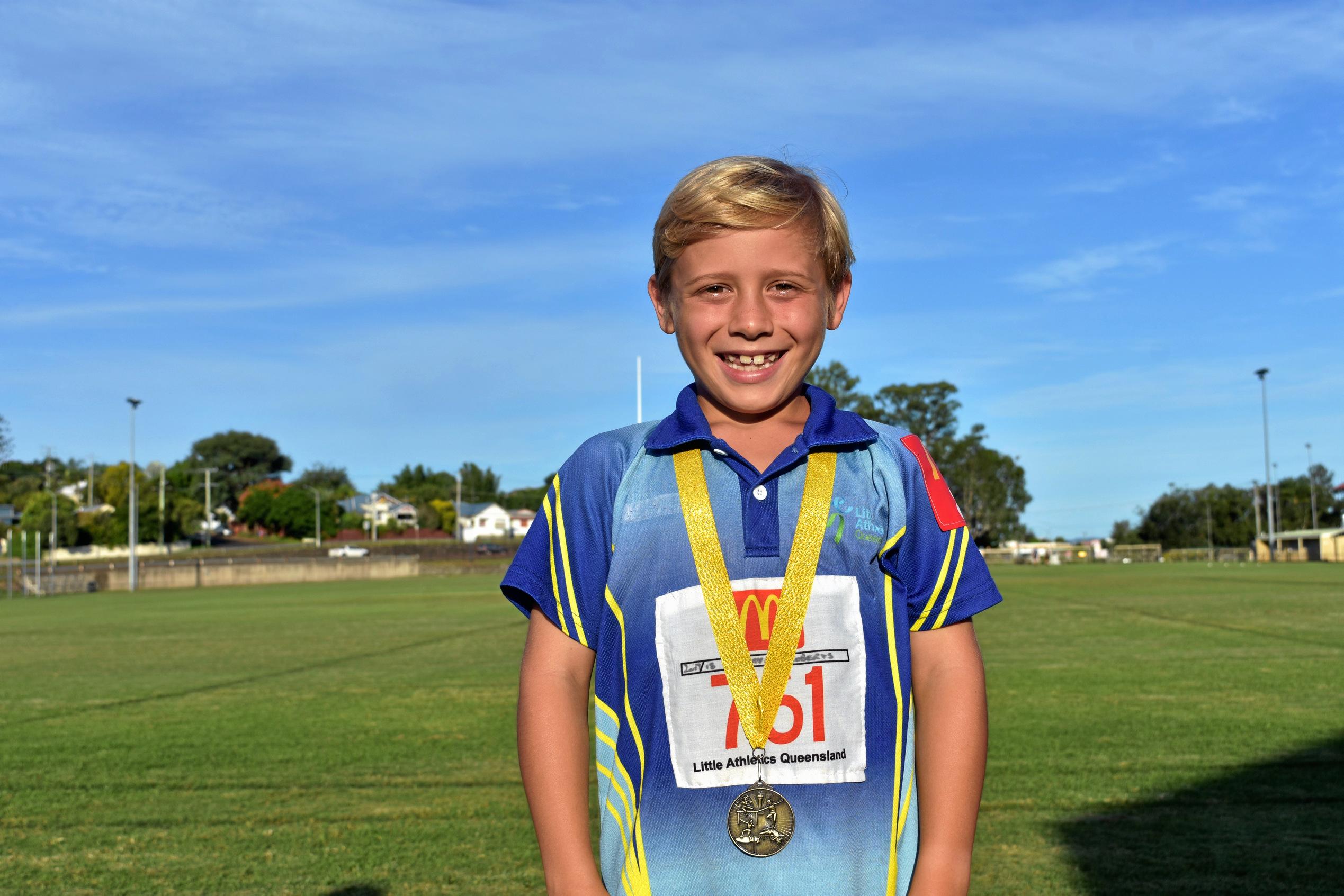 Athletics - Friday Night Competition winner Chayce Roberts. Picture: Bec Singh