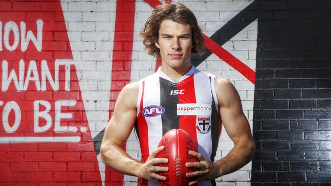 New St Kilda recruit Nathan Freeman at Moorabin Oval, Melbourne. 26th November 2015. Picture: Colleen Petch.