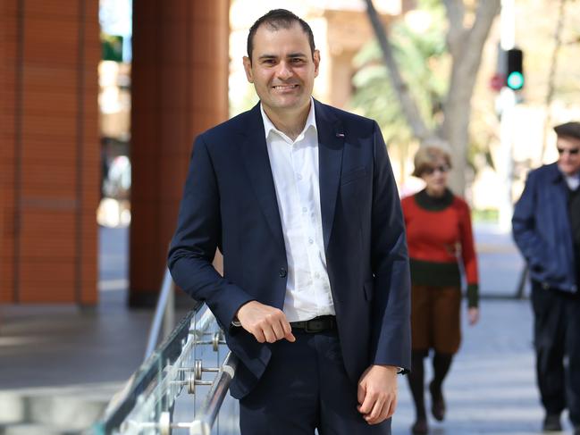 13/05/2021. Frank Poullas - Chair, Magnis Energy Technologies, photographed near his offices in Sydney. Britta Campion / The Australian