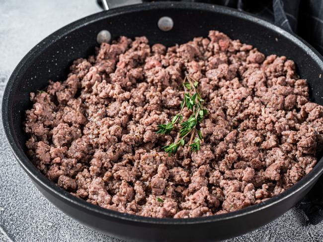 Swap beef mince for pork to save money.