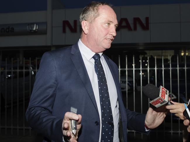 Barnaby Joyce says it’s time to move on. Picture: Hollie Adams/The Australian