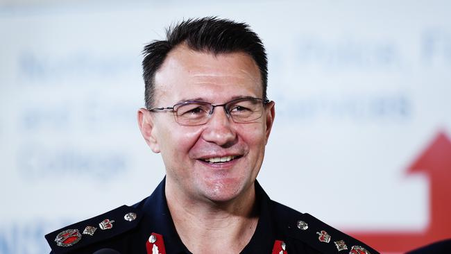 NT Police Commissioner Reece Kershaw will take over as the Australian Federal Police Commissioner. Picture: Keri Megelus