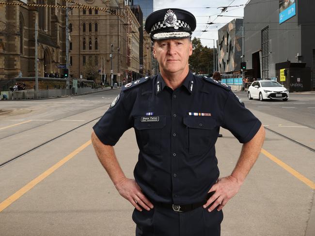 HOLD FOR VWEEKEND. Victorian Police Commissioner Shane Patten profile story.                     Picture: David Caird