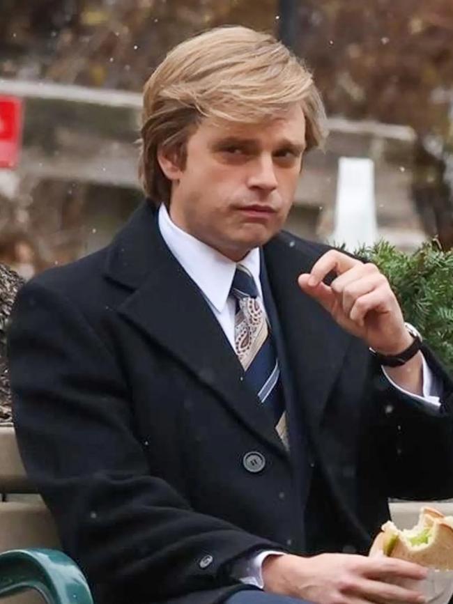 Sebastian Stan as Donald J. Trump in The Apprentice. Picture: Scythe Films