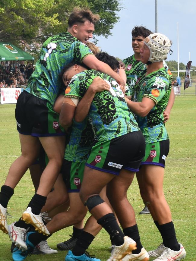 Under-17 grand final between GH United and Railways at the Mackay Indigenous Rugby League Carnival. Picture: Mitch Bourke.