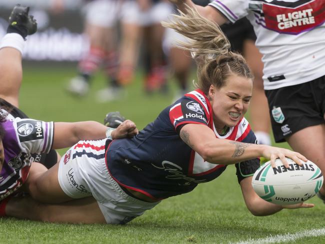 Isabelle Kelly will return to the Roosters in 2021. Picture: AAP Image/Craig Golding