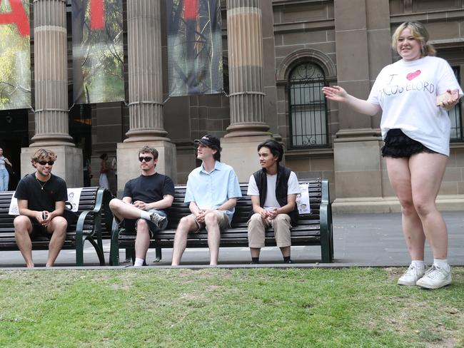 A Jacob Elordi mega-fan hosted the competition at the State Library. Picture: David Crosling