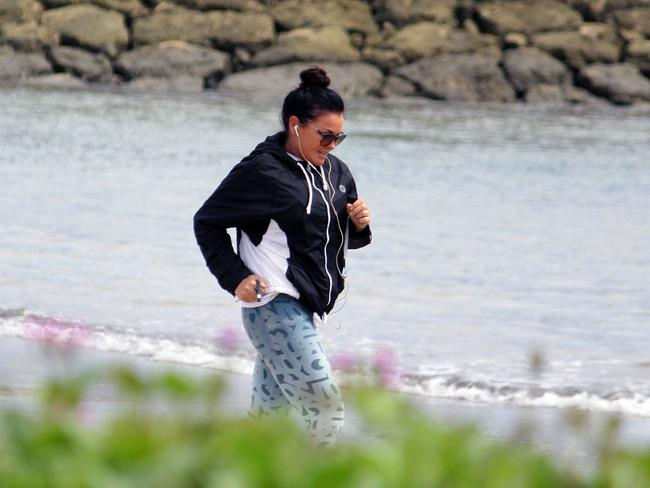 Schapelle Corby walking on a Bali beach. Picture: Supplied