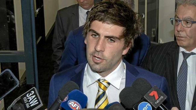 West Coast Eagles midfielder Andrew Gaff. Picture: LUIS ASCUI