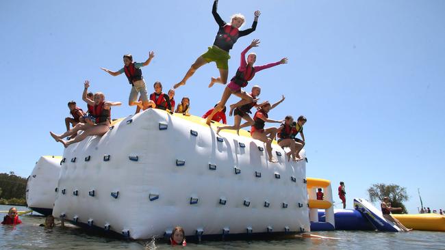 redcliffe inflatable water park