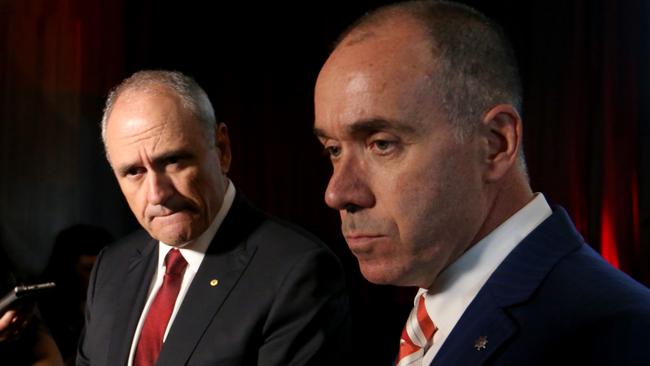 Kenneth Hayne’s report took a swipe at both Ken Henry and Andrew Thorburn. Picture: David Geraghty