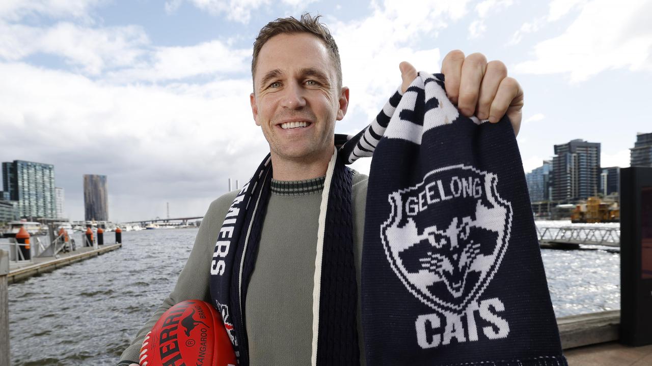 Ex-Geelong skipper Joel Selwood made the news in December. Pic: Michael Klein