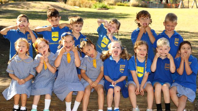 Clifton Springs Primary School 2025 Prep M front Frankie Longhurst, Addie Dimopoulos, Claire Toyne, Audrey Dunn, Keely Hounsell, Piper McConville, Alex Csiszar, Oceania Morell. Back Tommy White, Noah Smissen, Harrison Hovey, Lilly Murphy, Bear Powell, Oliver Harrison