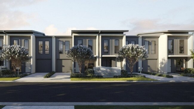 An artist‘s impression of Mt Annan’s future ’Montaine Residences’.