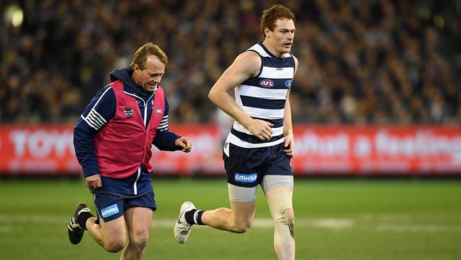 Speedster Gary Rohan is also an injury concern for the Cats. Picture: Getty Images