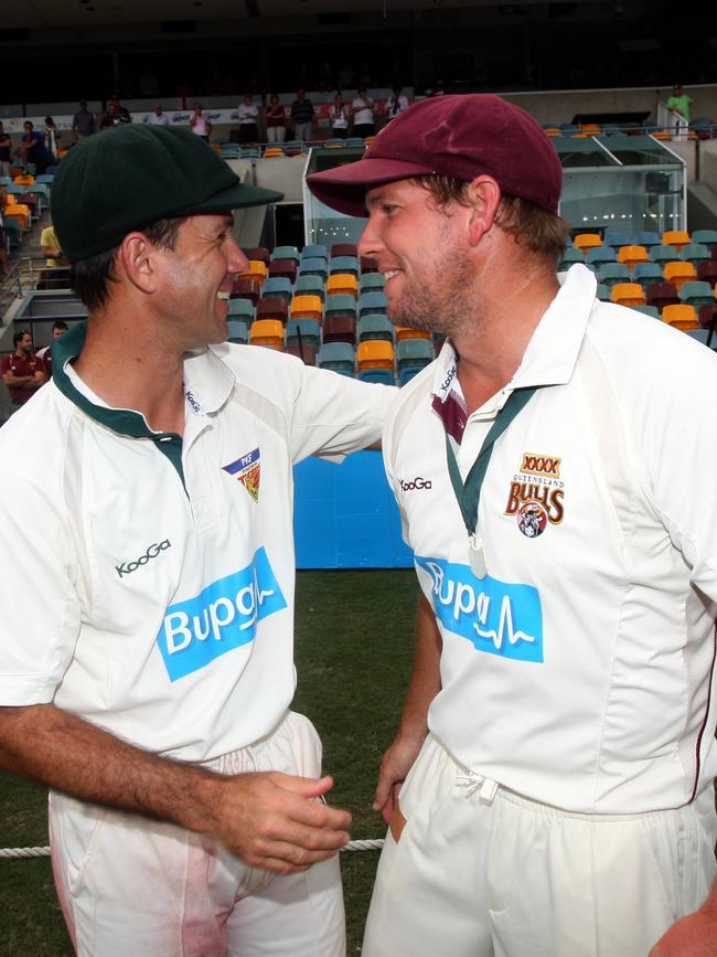 Ricky Ponting and James Hopes – Photo – David Kapernick –