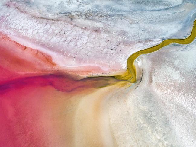 7th International Landscape Photographer of the Year competition., Mat Beetson, Pink Salt Lake, Kalbarri, Western Australia