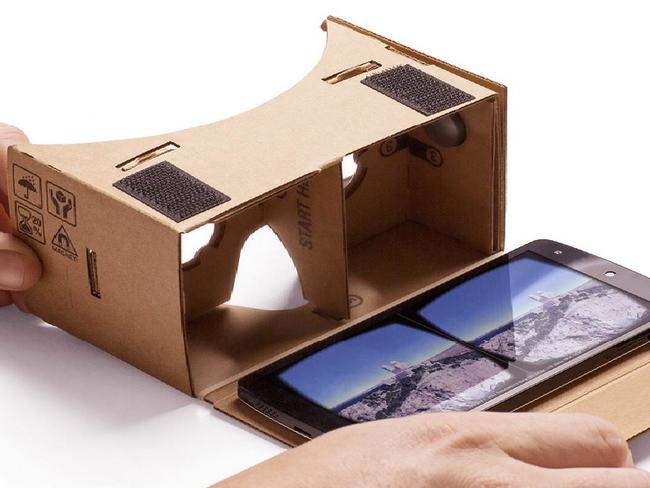 Step into a different reality ... Google Cardboard.