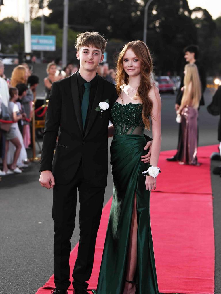 Jye Cant &amp; Vanessa Harrington at Xavier Catholic College year 12 formals. Picture: Patrick Woods.