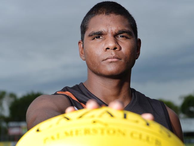 Debutant Rodney Baird ahead of NT Thunder's season-opener against Brisbane at TIO Stadium tonightPicture: Keri Megelus