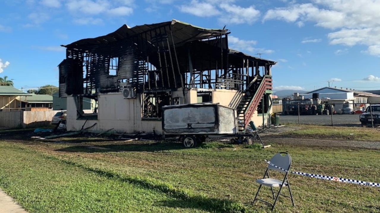 The Proserpine house on Spalla Drive destroyed by fire, July 2021. Picture: Kirra Grimes