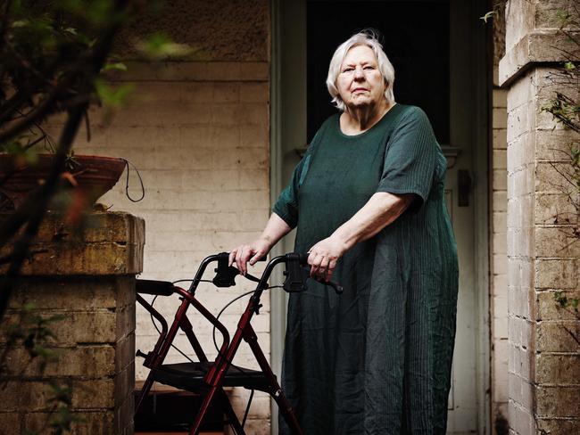 Elderly Sydney resident Margaret Duckett knows first-hand about failures of the home care system. Picture: Sam Ruttyn