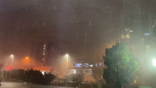 Severe thunderstorms smash Brisbane on Christmas Eve