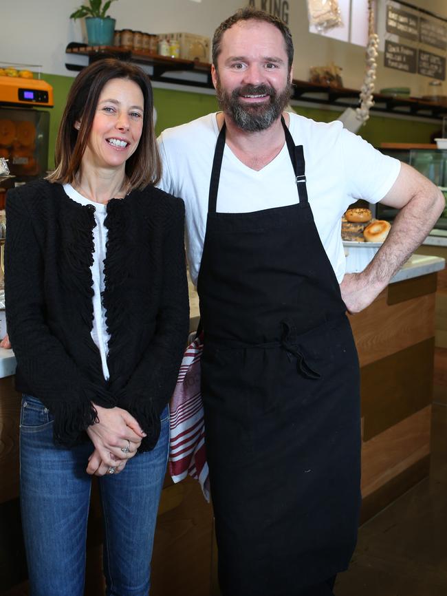 Miss Ruben owner Amanda Ruben and chef Eddie. Picture Rebecca Michael.