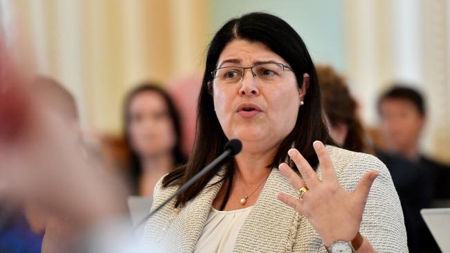 Queensland Minister for Education and Industrial Relations Grace Grace said there was nothing to hide in regards to the review. Picture: AAP/Darren England