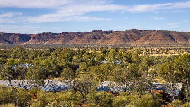 Guests can choose to glamp or stay in one of the resort’s luxury rooms.