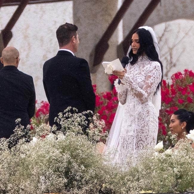 Robin Thicke tied the knot with April Love Geary in California. Picture: HEM / BACKGRID