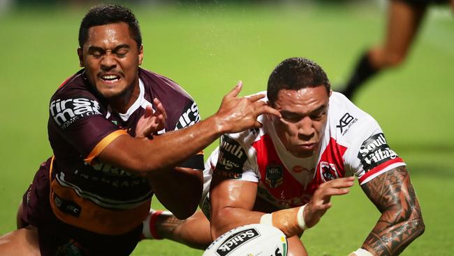 Brisbane couldn’t hold off a rampant Dragons outfit in the season opener