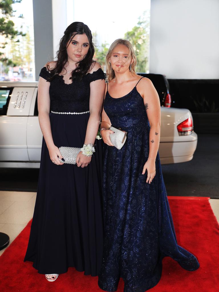 20th November 2020, - Marci McDermott and Jordanna Dennis - Upper Coomera State High formal held at Mantra on View Surfers paradise, Gold Coast. Photo: Scott Powick Newscorp