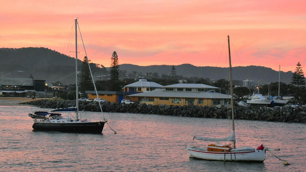 Pink sunset at Coffs jetty, snapped by Carly Adams.