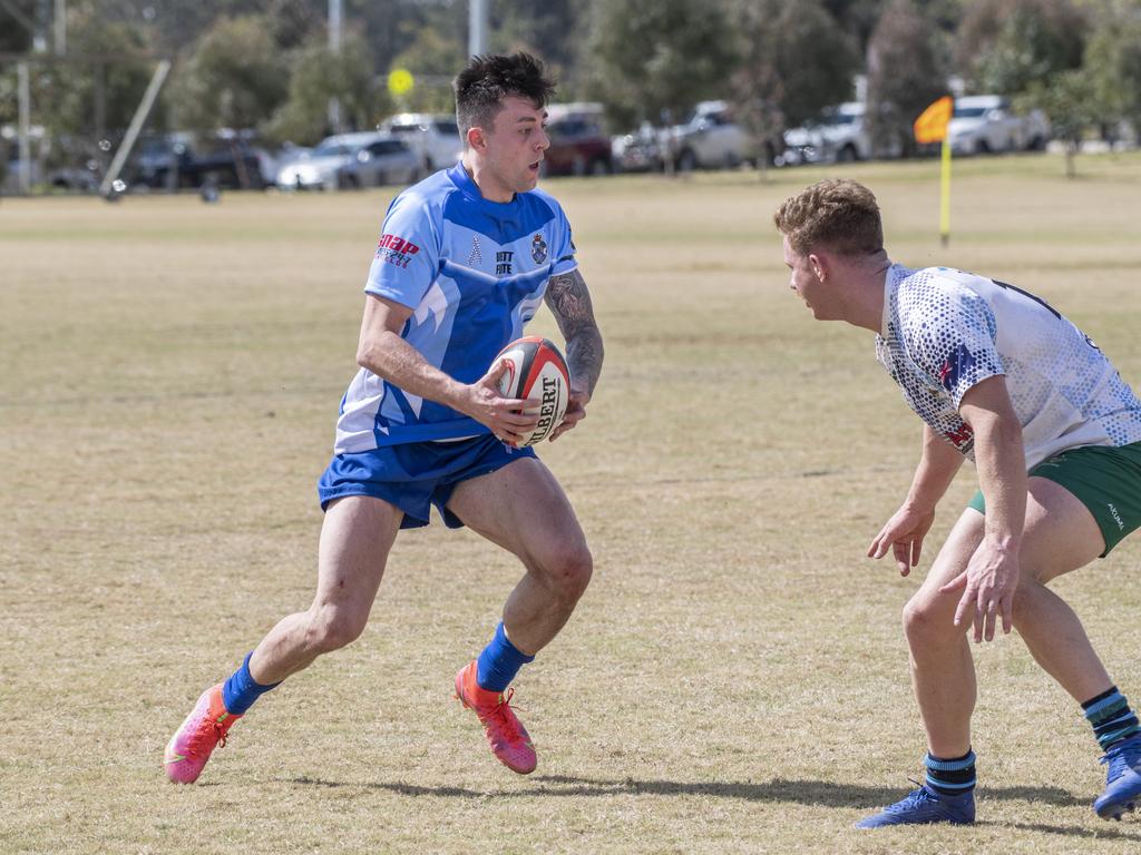 Brett Forte Super 10s Memorial Rugby Challenge. QPS vs The Army. Saturday, August 14, 2021. Picture: Nev Madsen.